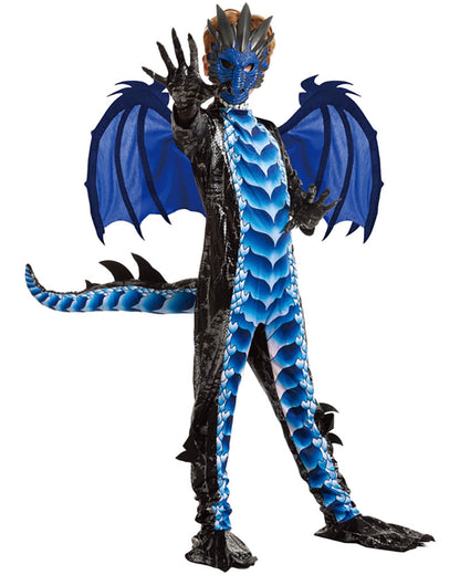 Blue Dragon Boys Costume
