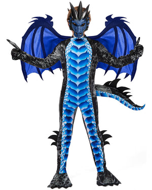 Blue Dragon Boys Costume