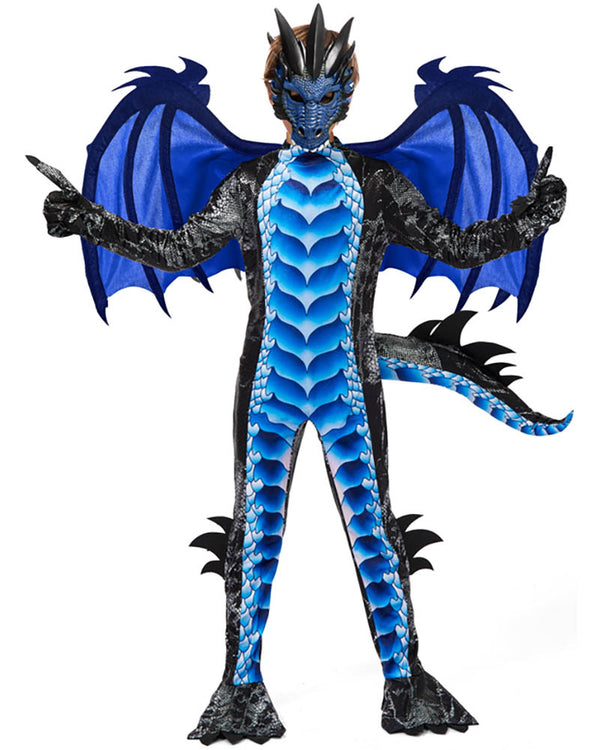 Blue Dragon Boys Costume