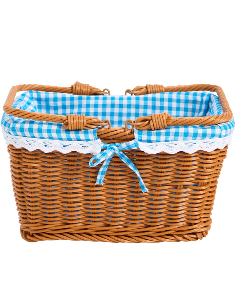 Blue Gingham Fairytale Basket