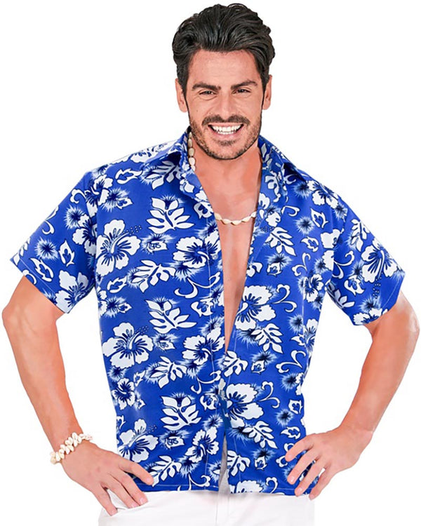 Blue Hawaiian Mens Shirt