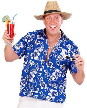 Blue Hawaiian Mens Shirt