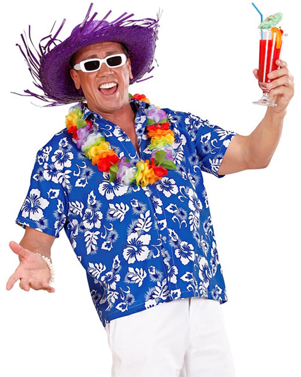 Blue Hawaiian Mens Shirt