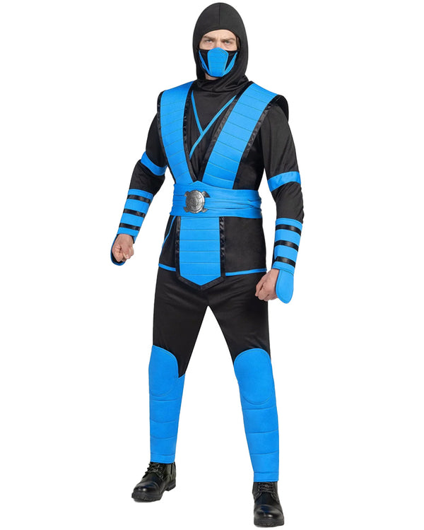 Blue Ninja Mens Costume