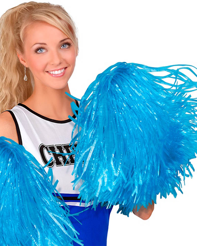 Blue Cheerleading Pom Pom
