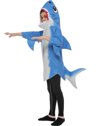 Blue Shark Kids Costume