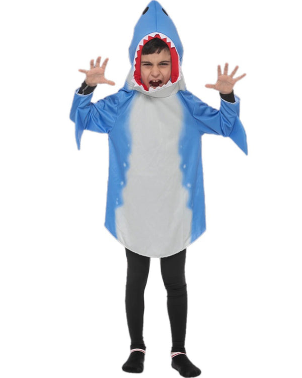 Blue Shark Kids Costume