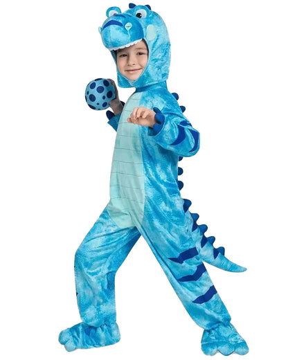 Blue T Rex Dinosaur with Egg Kids Costume