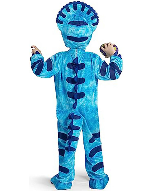 Blue Triceratops Kids Costume