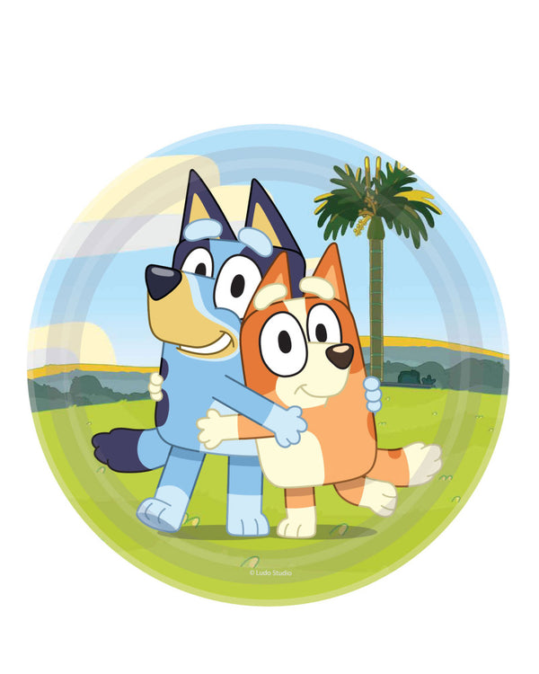 Bluey 23cm Round Paper Plates Pack of 8