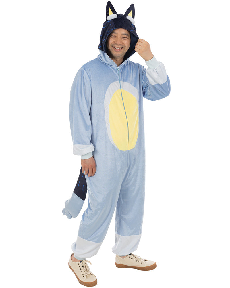 Bluey Bandit Onesie Deluxe Mens Costume