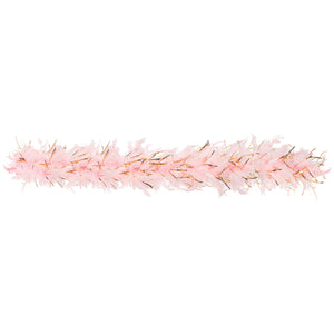 Blush & Gold Foil Bachelorette Feather Boa