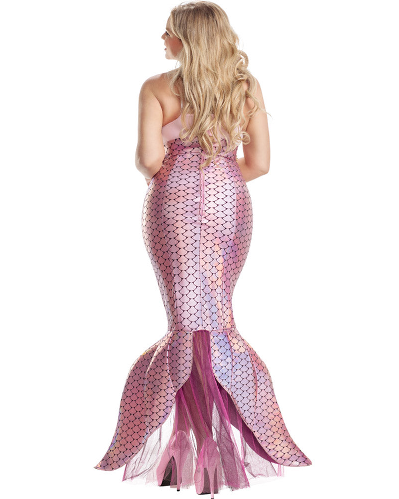Blushing Beauty Mermaid Womens Plus Size Costume