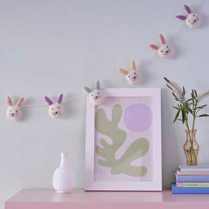 Hop Hop Hooray Felted Bunny Heads Set Of 8