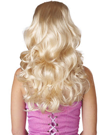 Bombshell Pop Star Wavy Blonde Wig