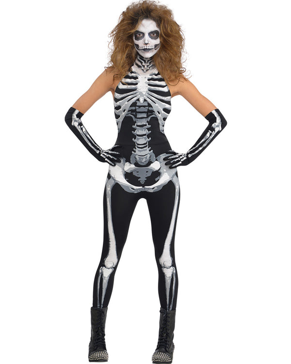 Bone A Fied Babe Skeleton Womens Costume Size 8-10