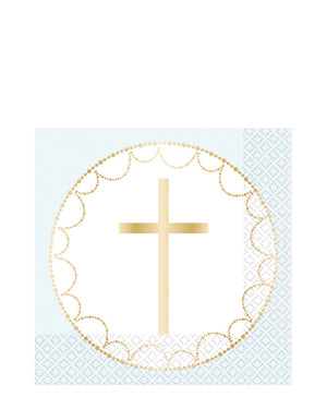 Botanical Celebration Blue Lunch Napkins Pack of 20