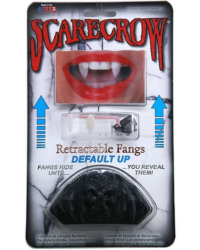 Default Up Retractable Vampire Fangs
