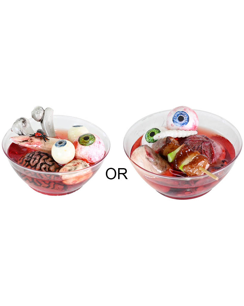 Assorted Bowl of Body Parts Halloween Decoration