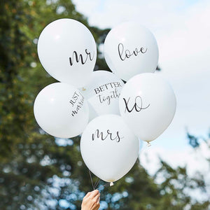 Botanical Wedding Balloons Balloon Bundle Pack of 6