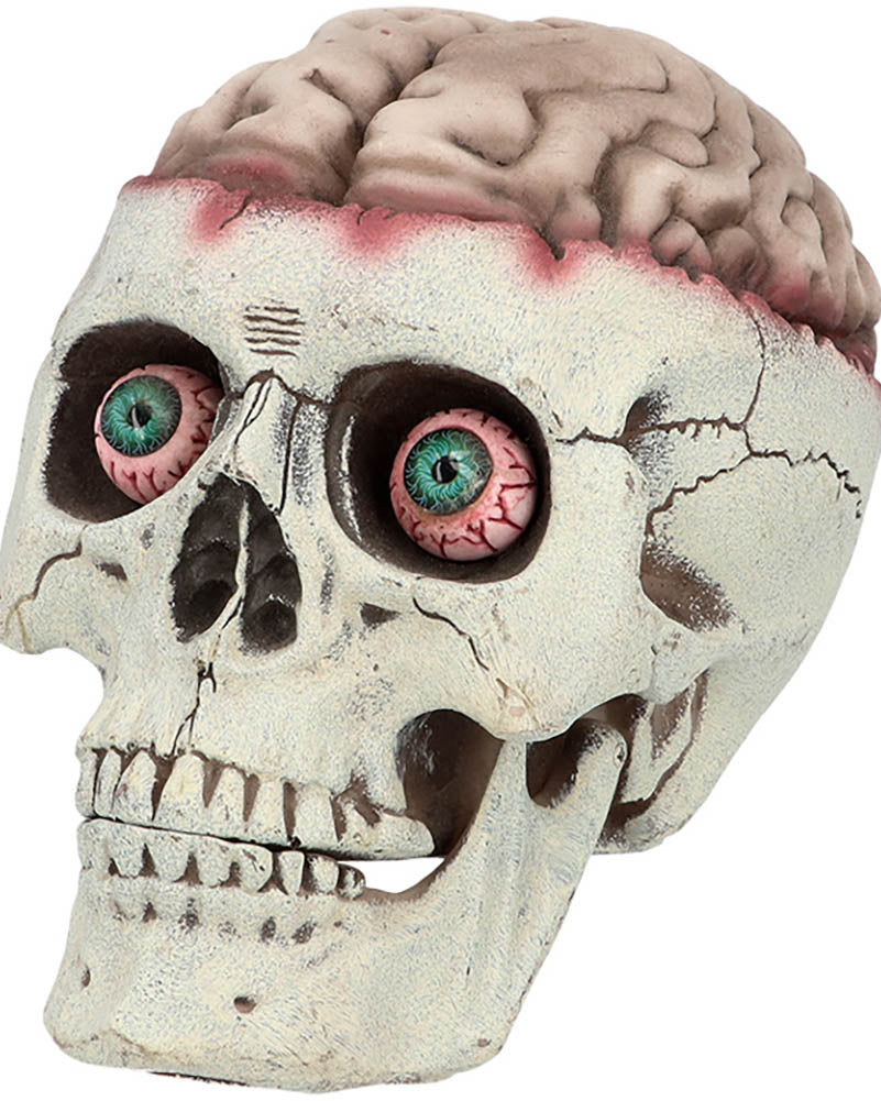 Brain Dead with Movable Jaw Skull Prop