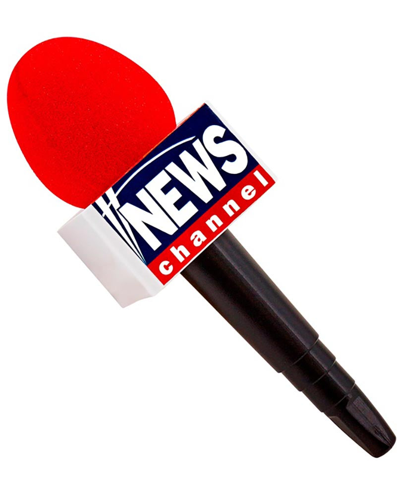 Breaking News Microphone Prop