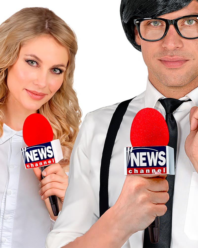 Breaking News Microphone Prop