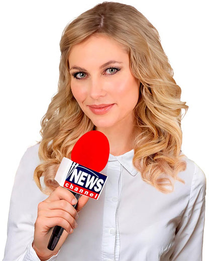 Breaking News Microphone Prop