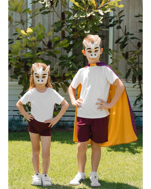 NRL Broncos Mascot Kids Mask