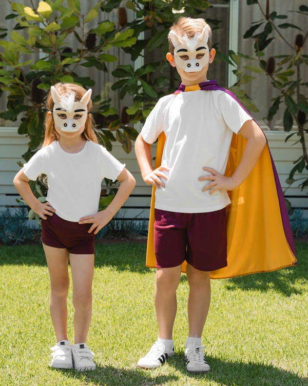 NRL Broncos Supporter Kids Cape