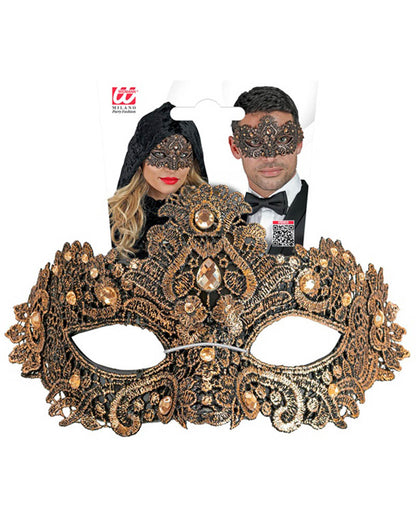 Bronze Theatrical Eye Mask