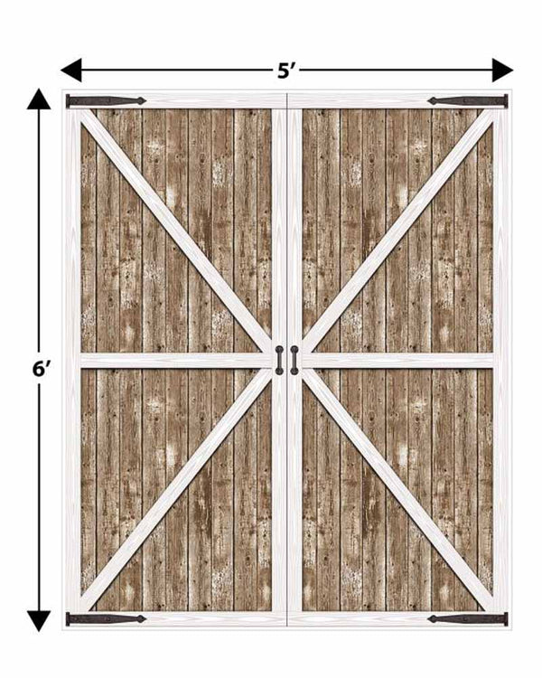 Brown Barn Door Scene Setter 1.8m