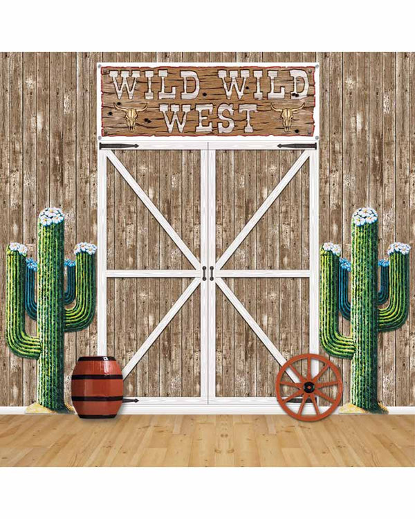 Brown Barn Door Scene Setter 1.8m