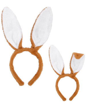Brown Bendable Bunny Ears