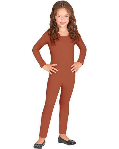 Brown Bodysuit Kids Costume