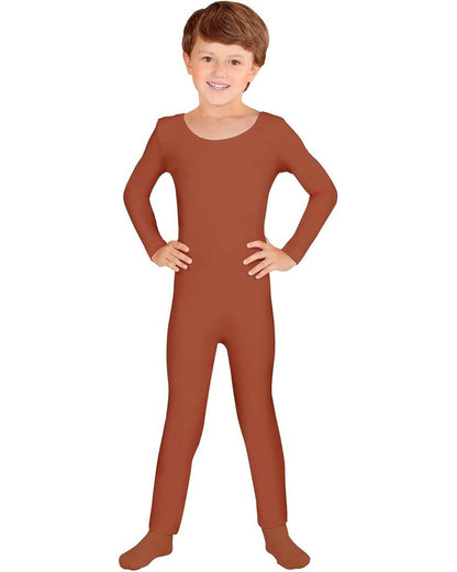 Brown Bodysuit Kids Costume