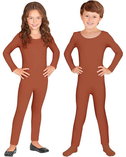 Brown Bodysuit Kids Costume