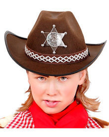 Brown Sheriffs Kids Hat