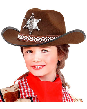 Brown Sheriffs Kids Hat