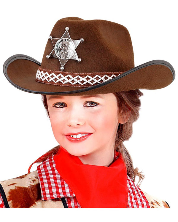 Brown Sheriffs Kids Hat