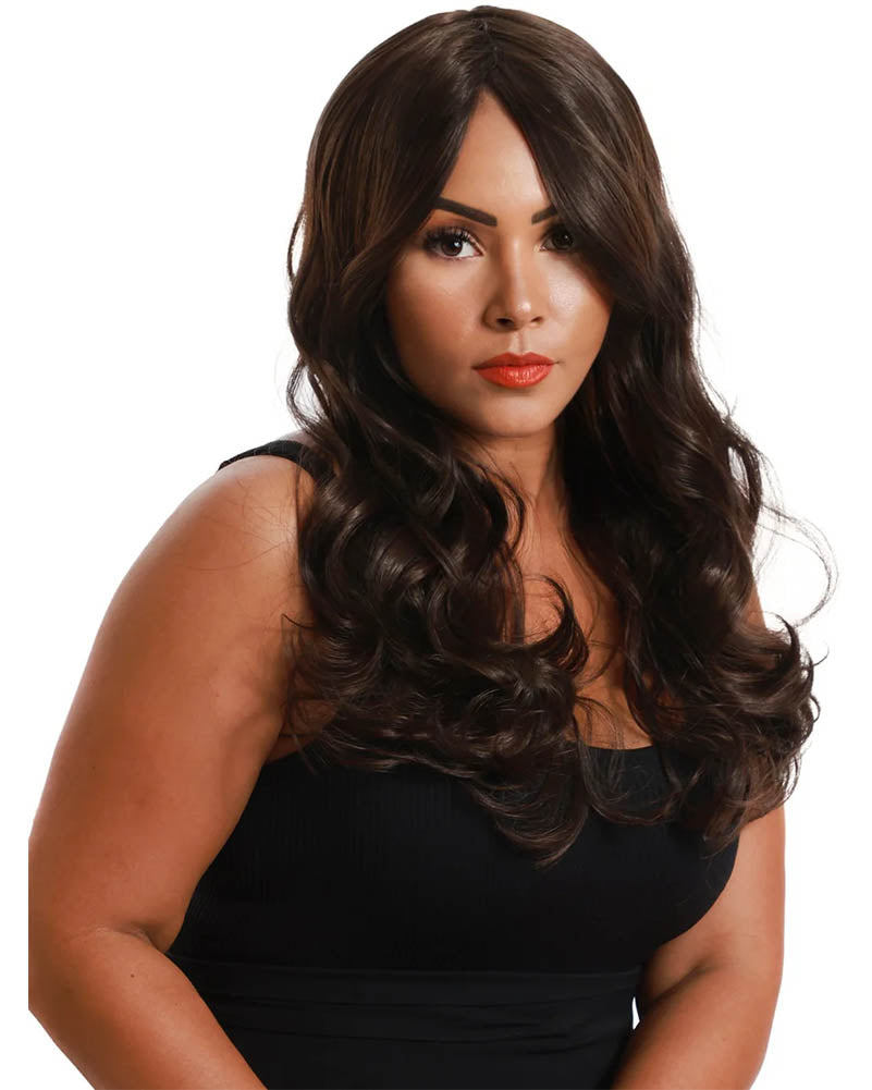 Viva Sofia Deluxe Long Brown Wig