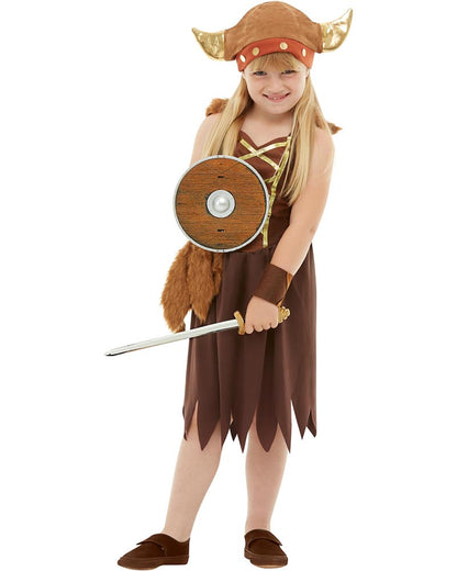 Brown Weapons Sword and Wood Effect Shield Set