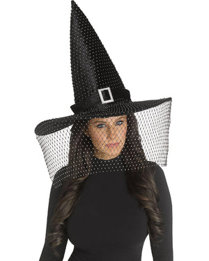 Buckle Veil Witch Hat
