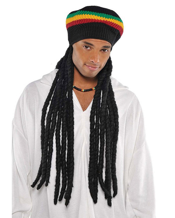 Buffalo Soldier Dreadlocks Long Black Wig