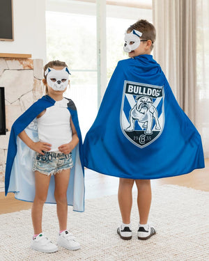 NRL Bulldogs Supporter Kids Cape
