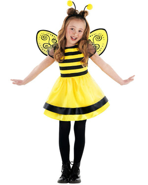 Bumblebee Dress Kids Toddler Costume