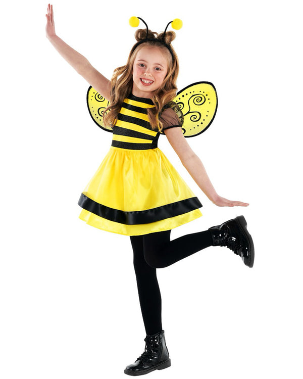 Bumblebee Dress Kids Toddler Costume