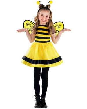 Bumblebee Dress Kids Toddler Costume
