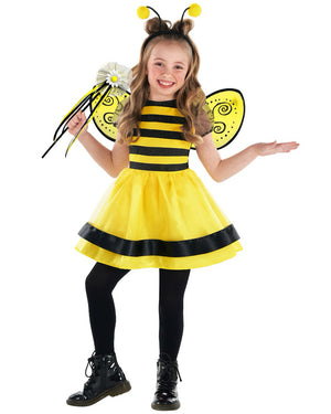 Bumblebee Dress Kids Toddler Costume