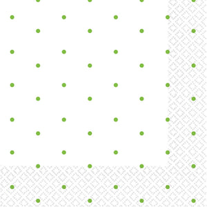 Kiwi Dots Beverage Napkins Pack of 16